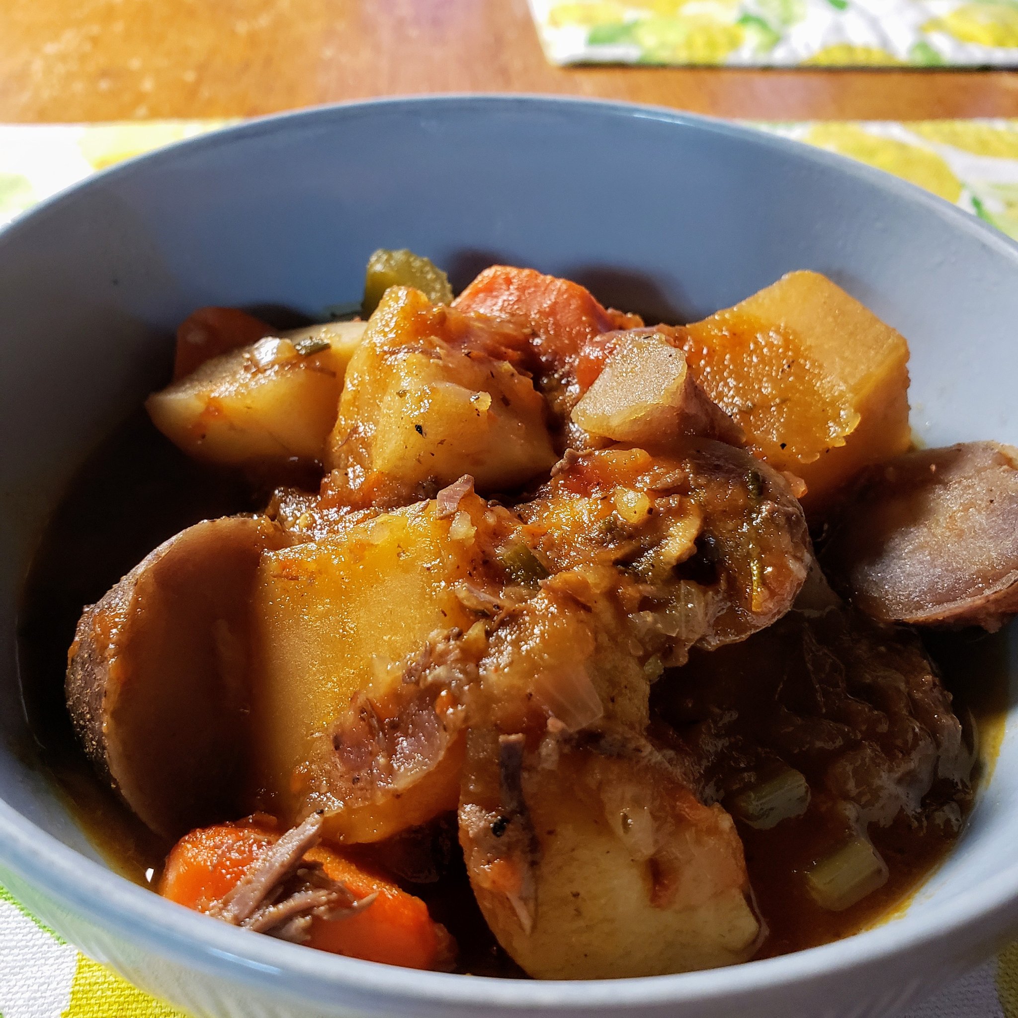 Stew in a bowl!